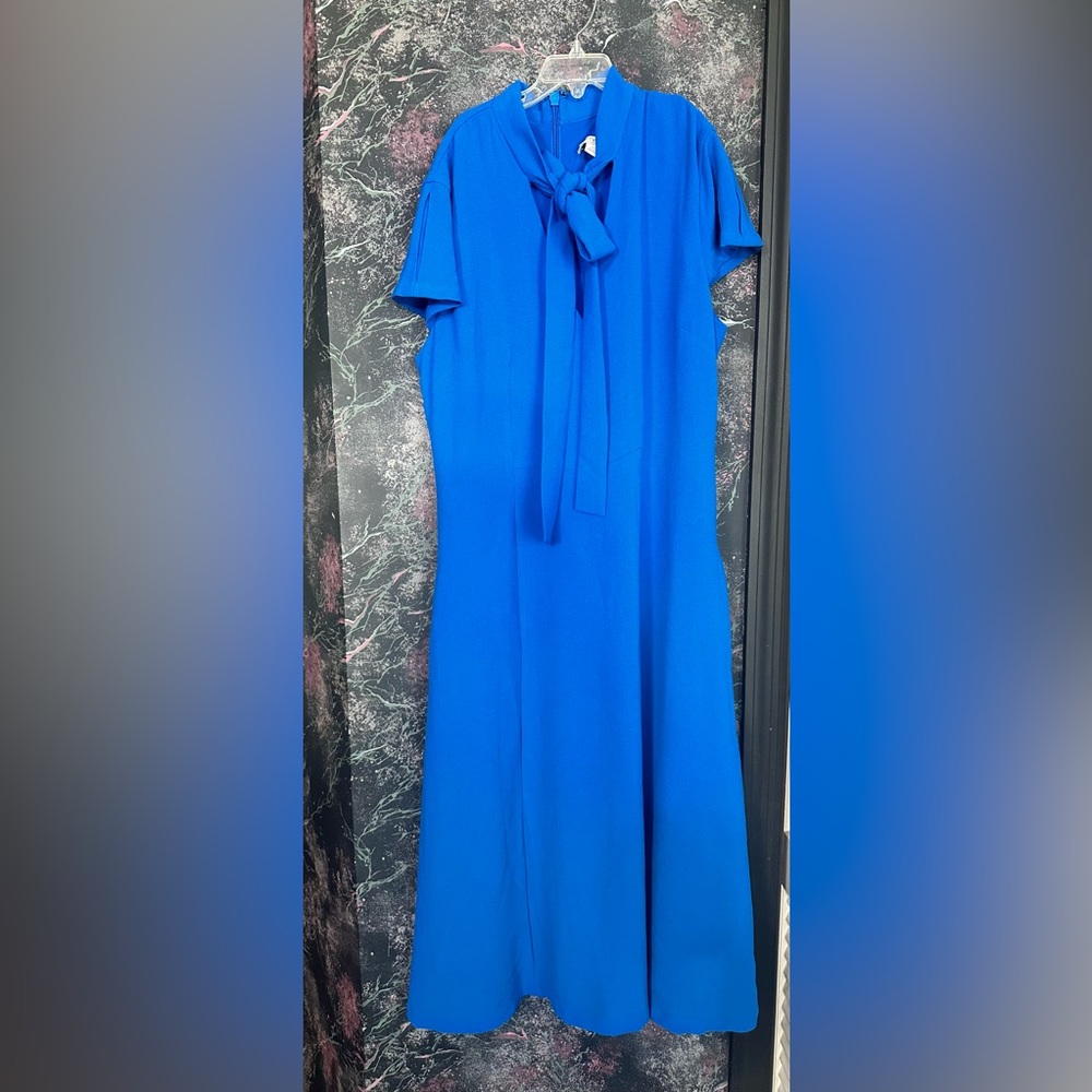 Royal Blue Eva mendes maxi dress